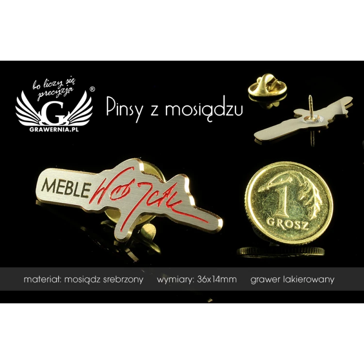 Metal Pins with Your Logo - PS004