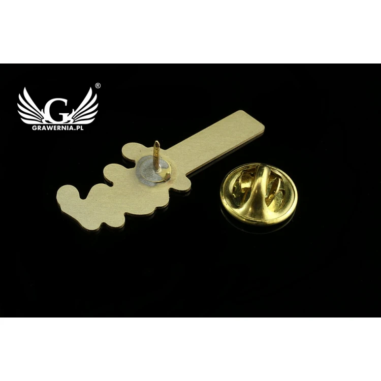 Metal Pins with Your Logo - UV Color Print - PS014