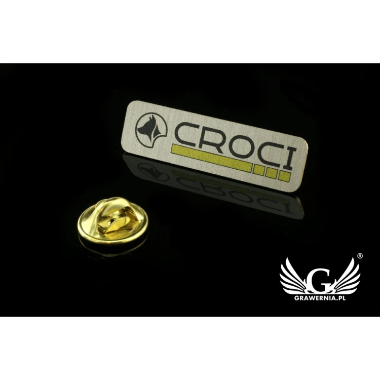 Metal Pins with Your Logo - UV Color Print - PS014
