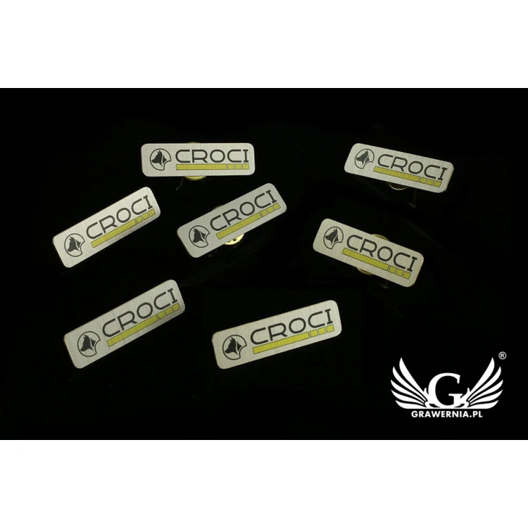 Metal Pins with Your Logo - UV Color Print - PS014