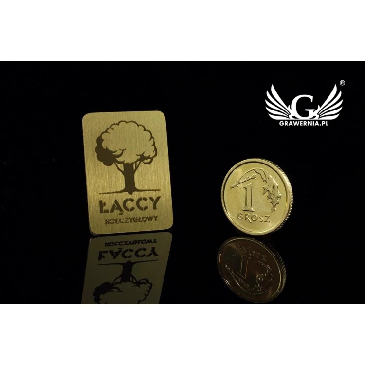 Metal Pins with Your Logo - size 17x24mm - PS015