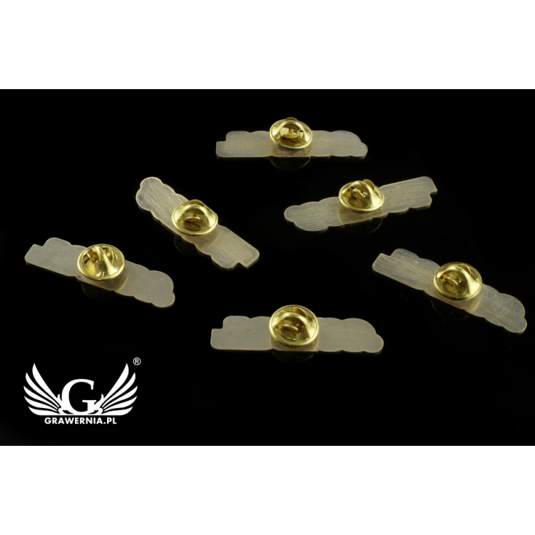 Metal Pins with Your Logo - size 42x10mm - PS017
