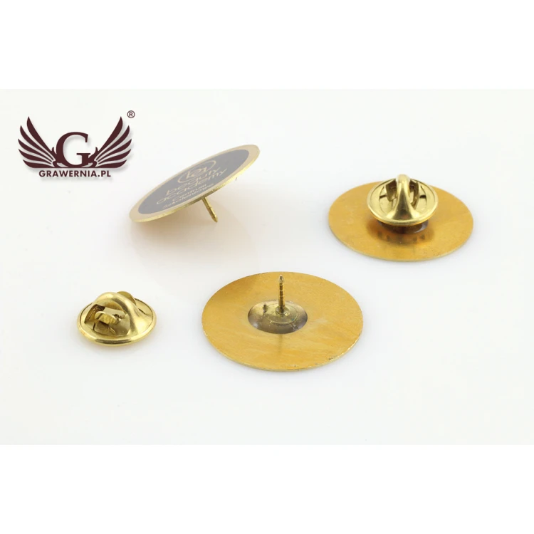 Metal Pins with Your Logo - Diameter: 25mm - PS021