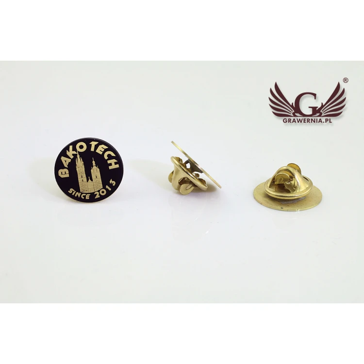 Metal Pins with Your Logo - Diameter: 17mm - PS022