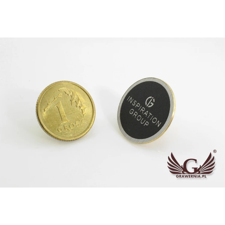 Metal Pins with Your Logo - Diameter: 17mm - PS023