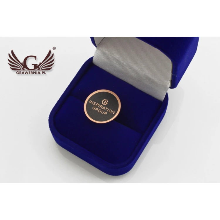 Metal Pins with Your Logo - Diameter: 17mm - PS023