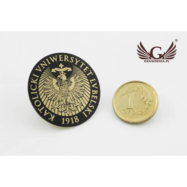 Metal Pins with Your Logo - Diameter: 25mm - PS021