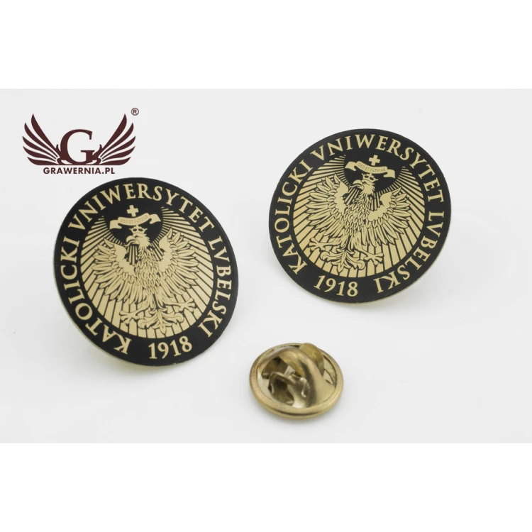 Metal Pins with Your Logo - Diameter: 25mm - PS021