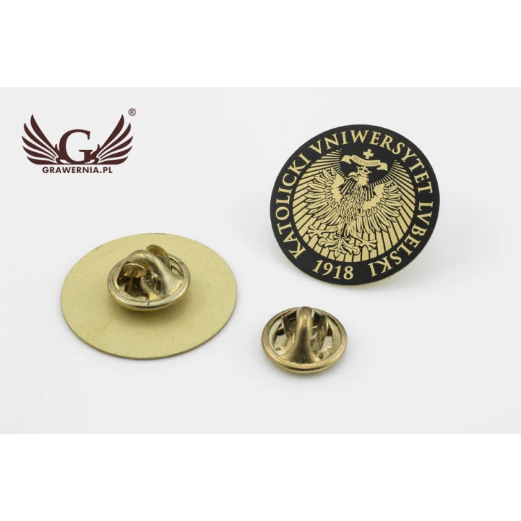 Metal Pins with Your Logo - Diameter: 25mm - PS021