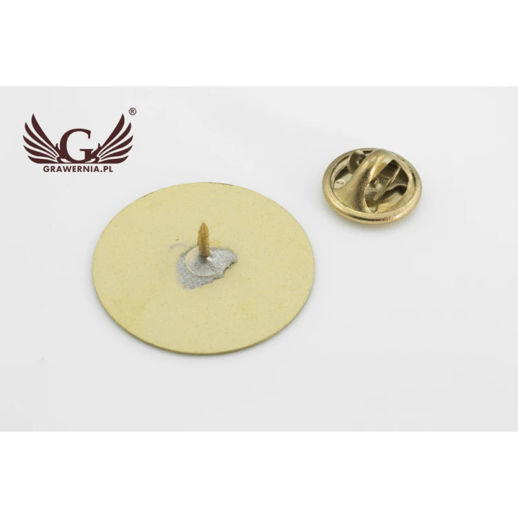 Metal Pins with Your Logo - Diameter: 25mm - PS021