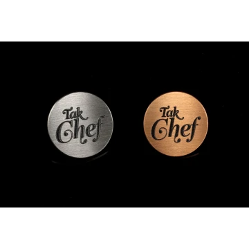 Metal Pins with Your Logo - Diameter: 19mm - PS020