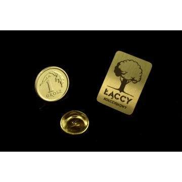Metal Pins with Your Logo - size 17x24mm - PS015