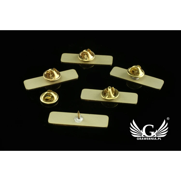 Metal Pins with Your Logo - size 46.7x10mm - UV print - PS025