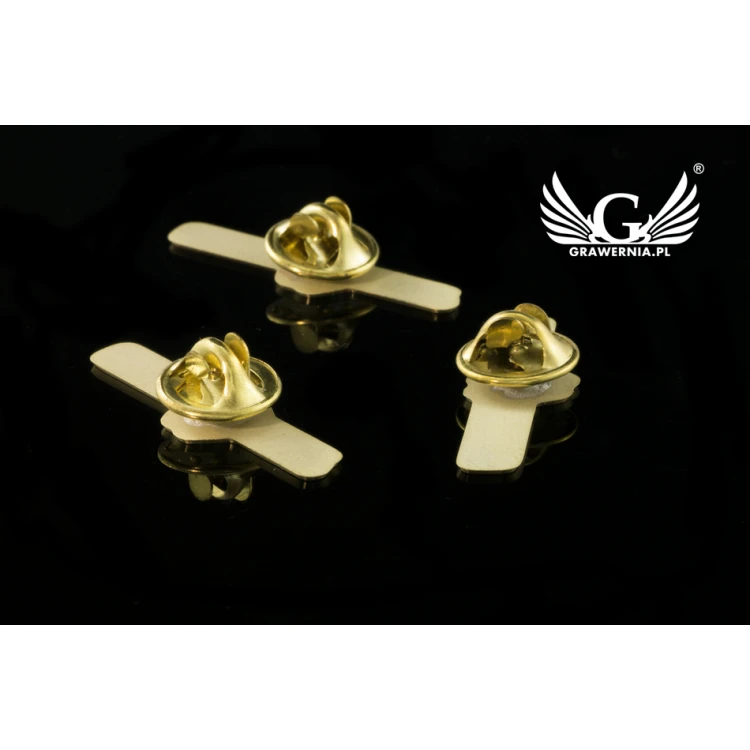 Metal Pins with Your Logo - size 36x10.7mm - UV print - PS026