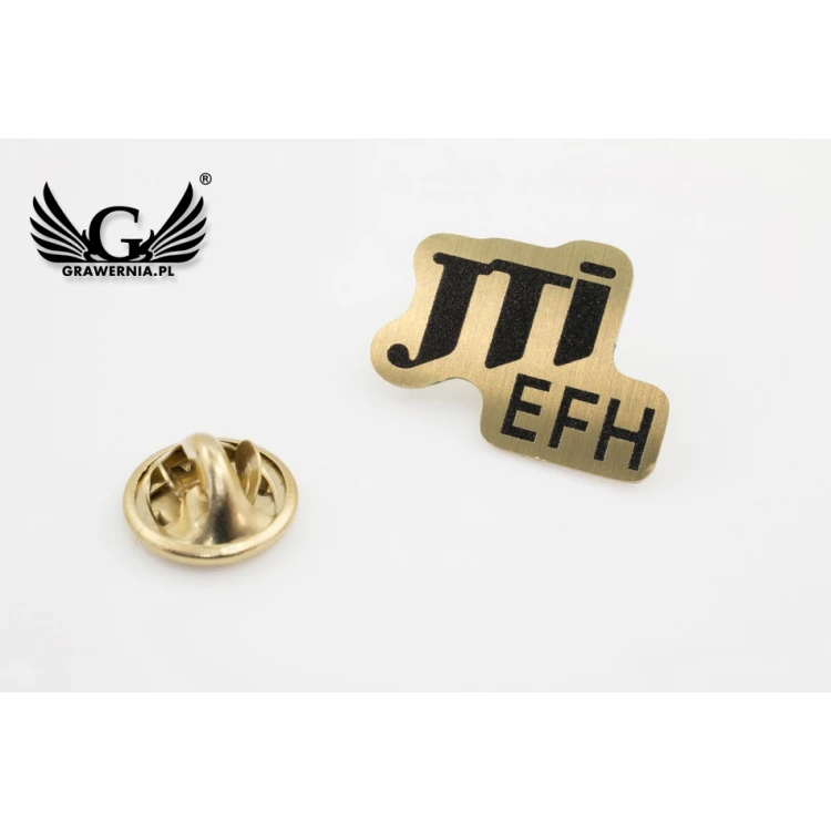 Metal Pins with Your Logo - size 22x16mm - UV Print - PS033
