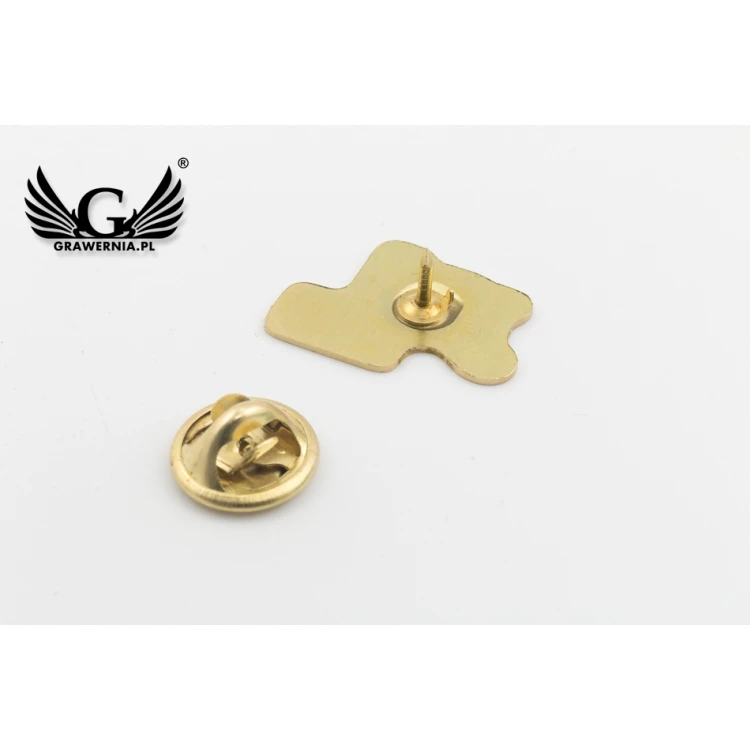 Metal Pins with Your Logo - size 22x16mm - UV Print - PS033