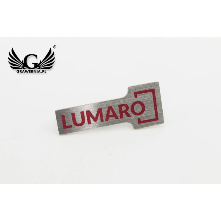 Metal Pins with Your Logo - size 25x10mm - UV print - PS036