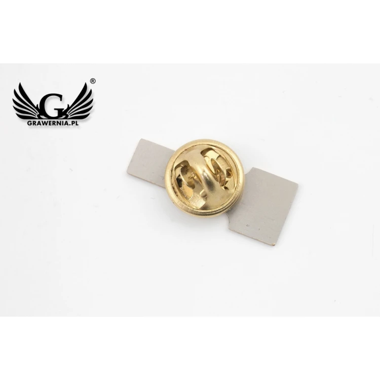 Metal Pins with Your Logo - size 25x10mm - UV print - PS036