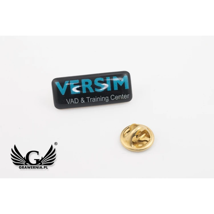 Brass Pins - Convex 3D Doming - Any Logo - PWD010