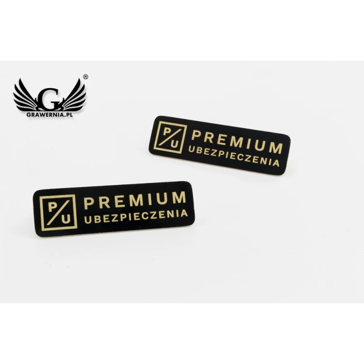 Metal Pins with Your Logo - dimensions: 35x10mm - PS037