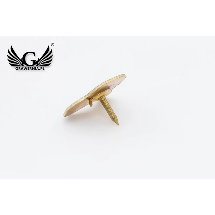 Metal Pins with Your Logo - dimensions: 14x13mm - PS038