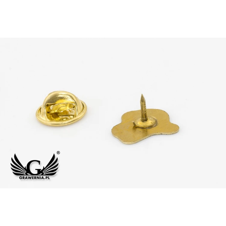 Metal Pins with Your Logo - dimensions: 14x13mm - PS038