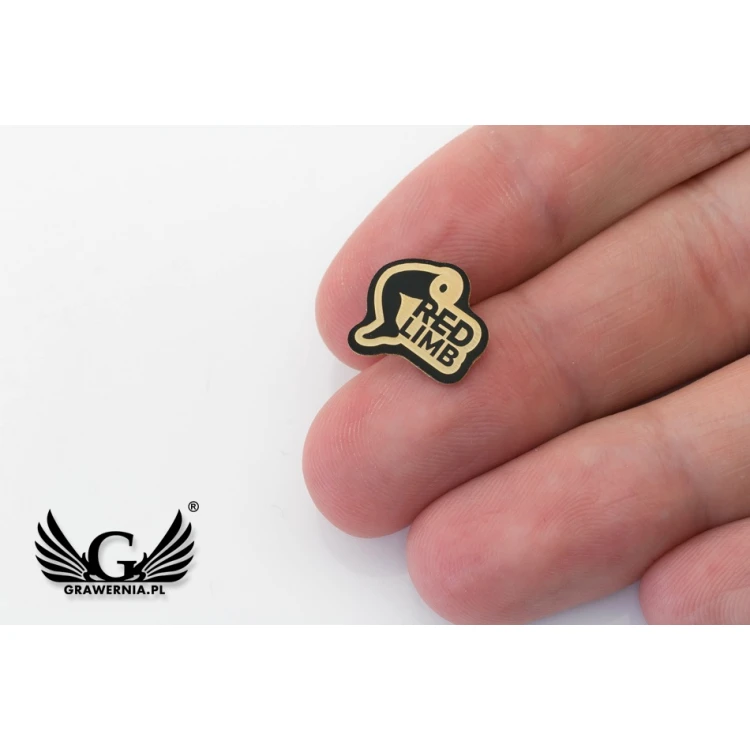 Metal Pins with Your Logo - dimensions: 14x13mm - PS038