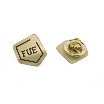 Metal Pins with Your Logo - size 15x15mm - PS030