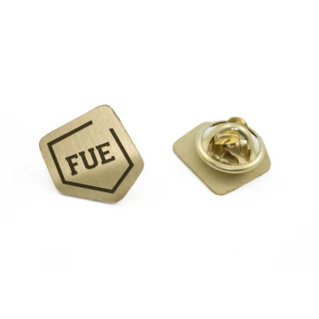 Metal Pins with Your Logo - size 15x15mm - PS030