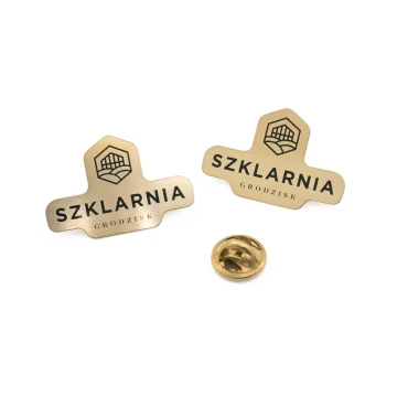 Metal Pins with Your Logo - dimensions: 33x22mm - PS043