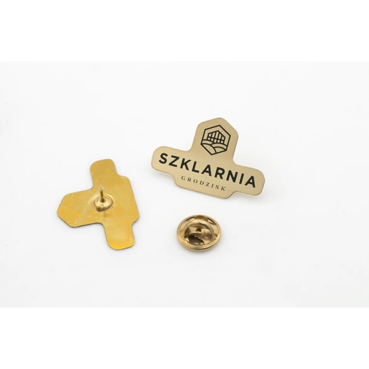 Metal Pins with Your Logo - dimensions: 33x22mm - PS043