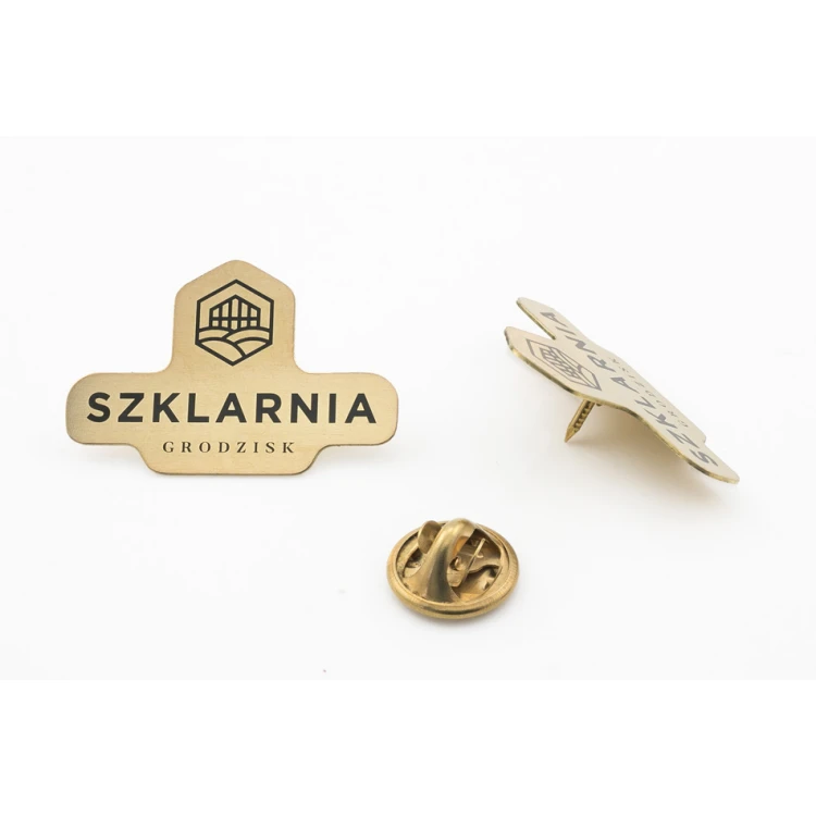 Metal Pins with Your Logo - dimensions: 33x22mm - PS043