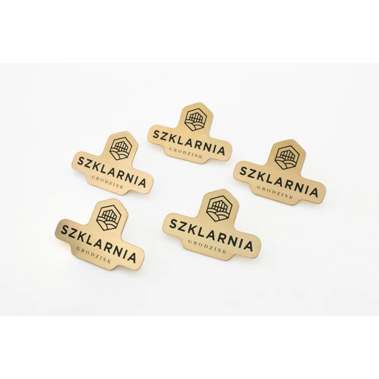 Metal Pins with Your Logo - dimensions: 33x22mm - PS043