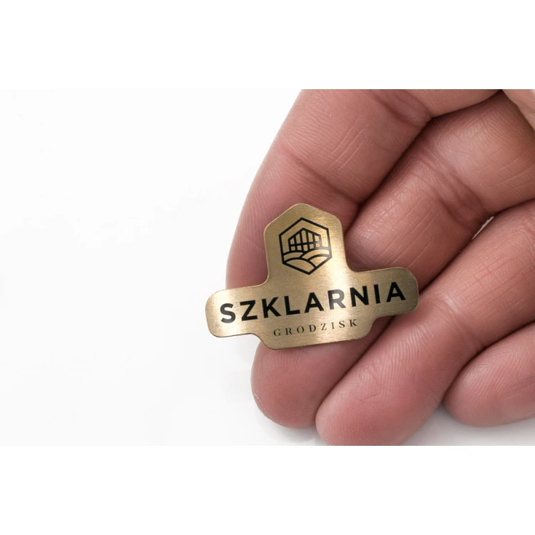 Metal Pins with Your Logo - dimensions: 33x22mm - PS043