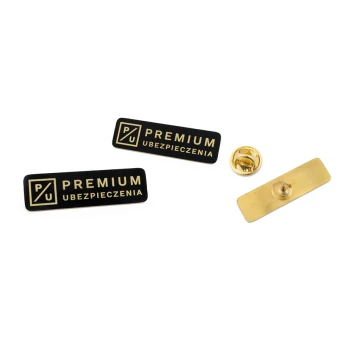 Metal Pins with Your Logo - dimensions: 35x10mm - PS037