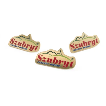 Metal Pins with Your Logo - dimensions: 32x15.5mm - engraving or UV print - PS029
