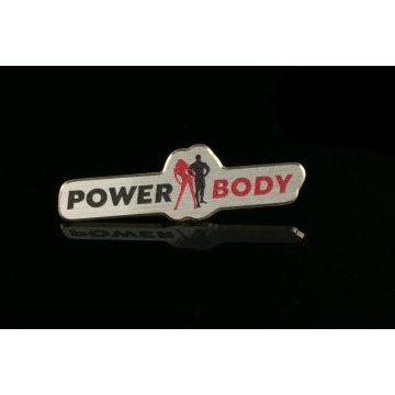 Metal Pins with Your Logo - size 36x10.7mm - UV print - PS026