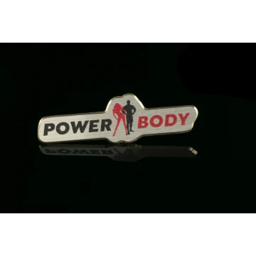 Metal Pins with Your Logo - size 36x10.7mm - UV print - PS026