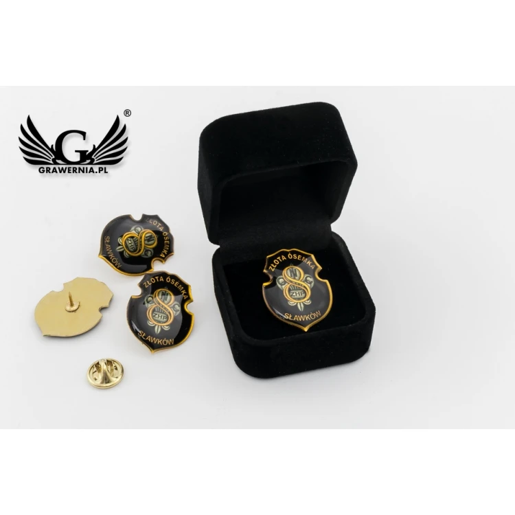 Brass Pins - Convex 3D Doming - Any Logo - PWD001
