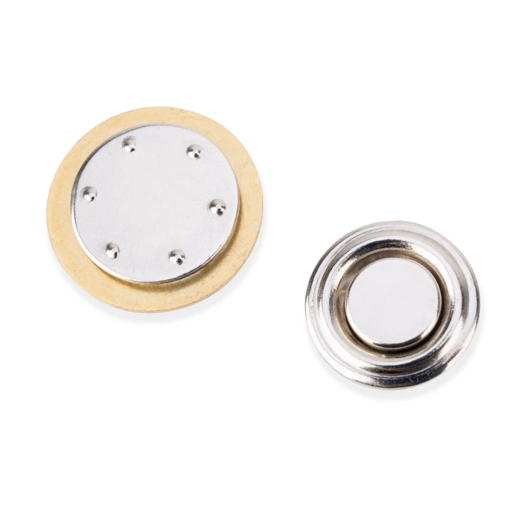 Raw Brass Pins - Convex 3D Doming - Any Logo - PWD031