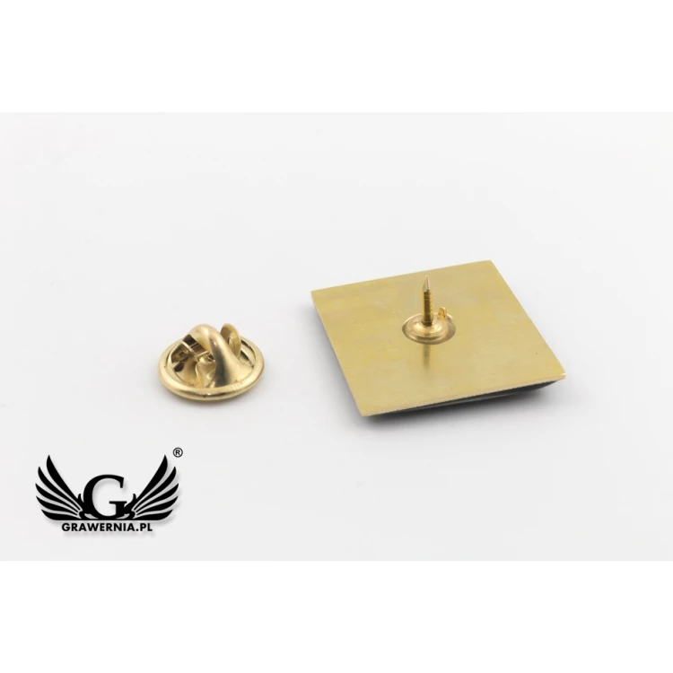 Brass Pins - Convex 3D Doming - Any Logo - PWD007