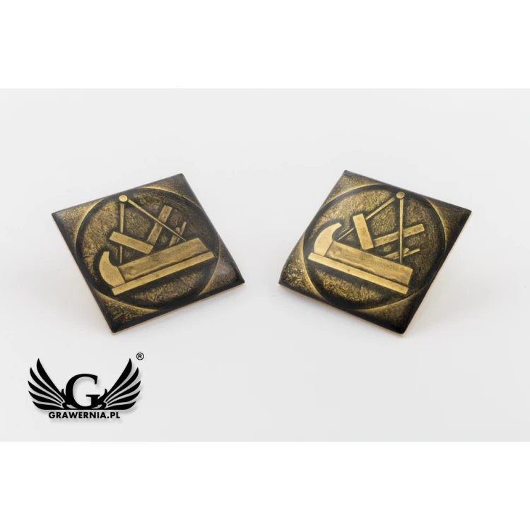Brass Pins - Convex 3D Doming - Any Logo - PWD007