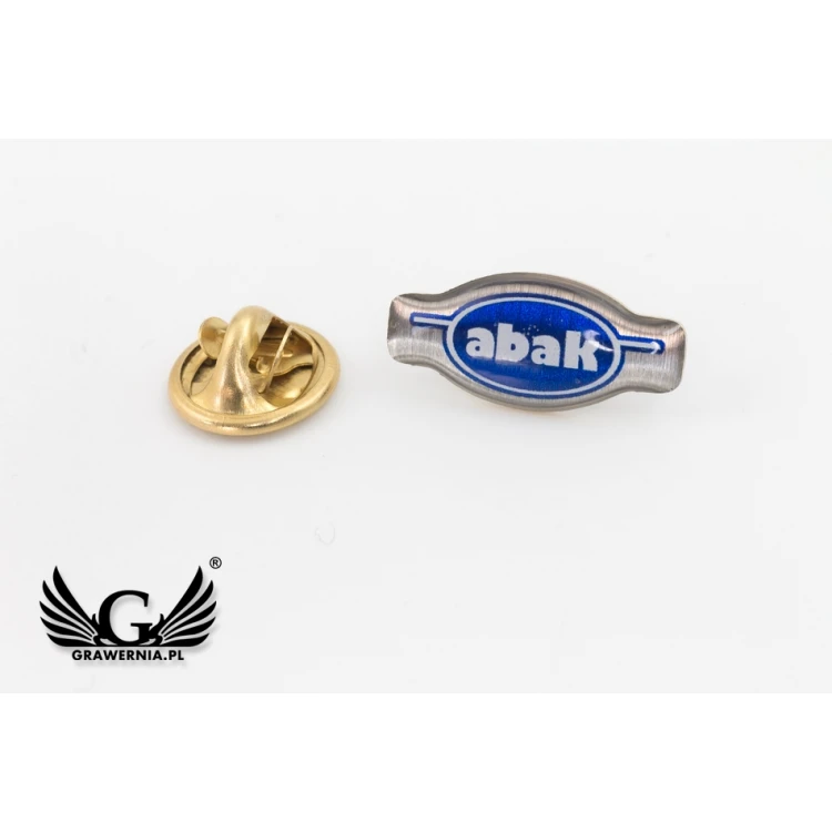 Brass Pins - 3D Domed - Custom Logo - PWD011