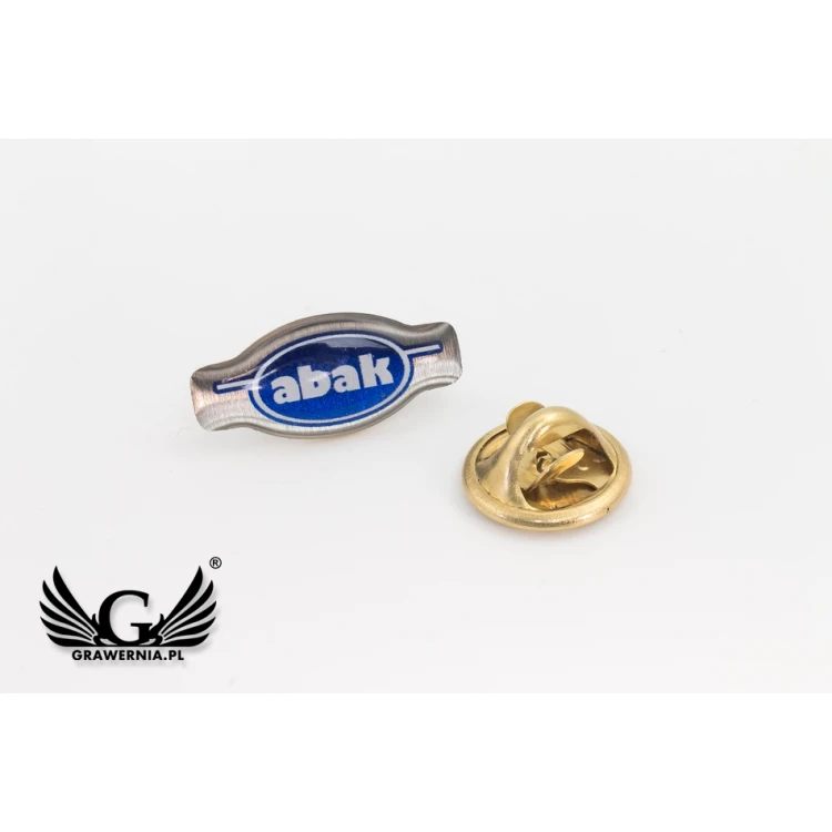 Brass Pins - 3D Domed - Custom Logo - PWD011