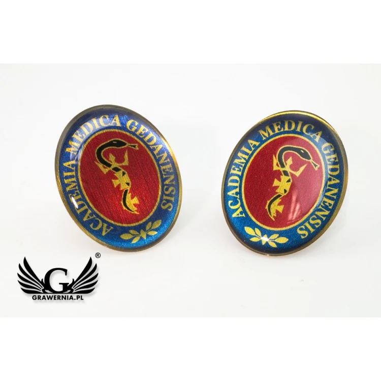 Brass Pins - Convex 3D Doming - Any Logo - PWD015