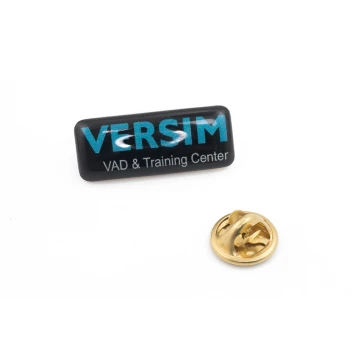 Brass Pins - Convex 3D Doming - Any Logo - PWD010