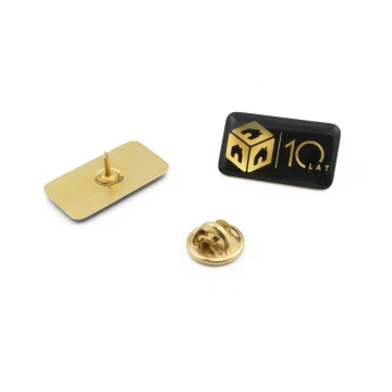Brass Pins - Convex 3D Doming - Any Logo - PWD006