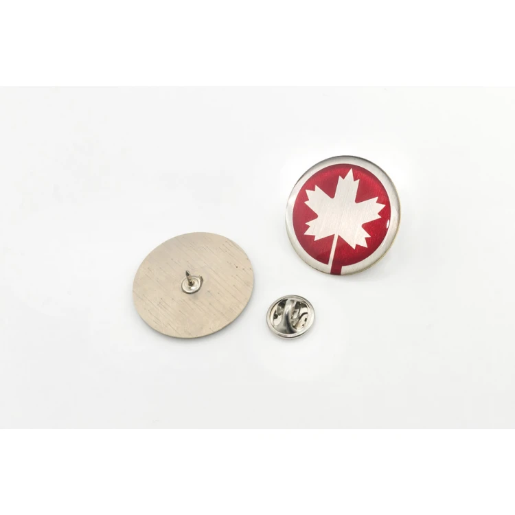 Brass Pins - Convex 3D Doming - Any Logo - PWD017