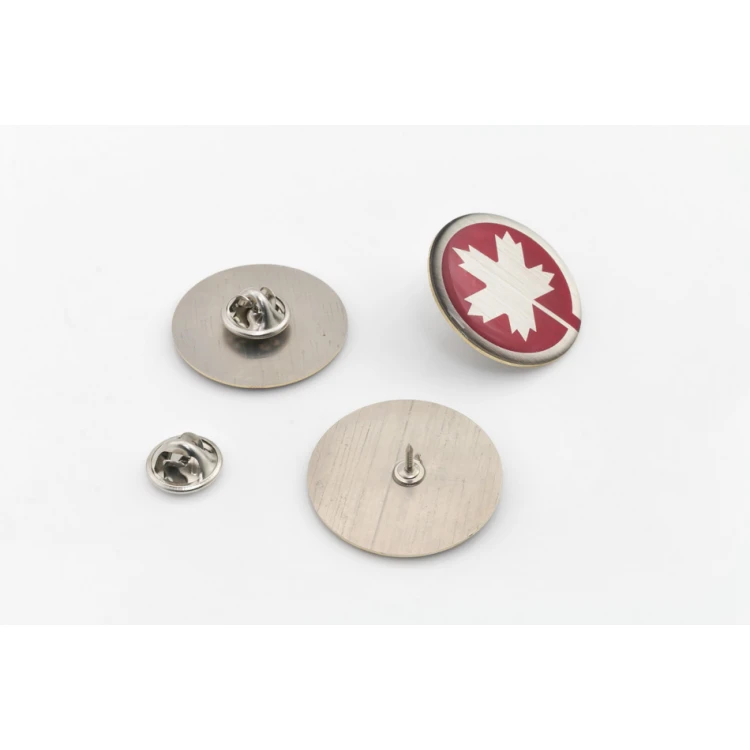 Brass Pins - Convex 3D Doming - Any Logo - PWD017