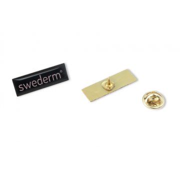Brass Pins - Convex 3D Doming - Any Logo - PWD004